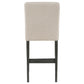 Alba Boucle Upholstered Counter Chair Beige (Set of 2)