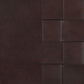 Adelaide Upholstered Pub Height Bar Stool Brown and Chrome
