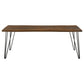 Neve 80-inch Live Edge Dining Table Grey Sheesham