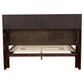 Jessica California King LED Storage Bookcase Bed Cappuccino