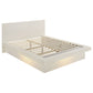 Jessica 5-piece Eastern King LED Bedroom Set Snow White
