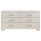 Jessica 5-piece Eastern King LED Bedroom Set Snow White