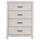 Brantford 4-drawer Bedroom Chest Coastal White