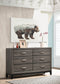 Watson 6-drawer Dresser Grey Oak