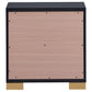 Marceline 2-drawer Nightstand Black