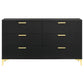 Kendall 6-drawer Dresser Black