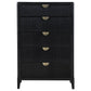Brookmead 5-drawer Bedroom Chest Black