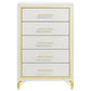 Lucia 5-drawer Bedroom Chest of Drawers White