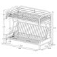Montgomery Metal Twin Over Futon Bunk Bed Black