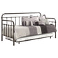 Livingston Metal Twin Daybed with Trundle Dark Bronze