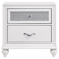 Barzini 5-piece California King Bedroom Set White