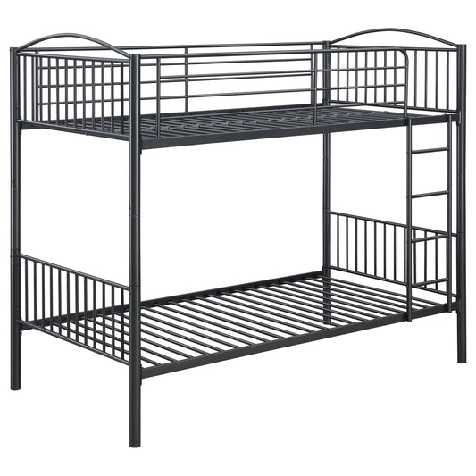 Anson Twin Over Twin Bunk Bed with Ladder