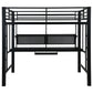 Avalon Full Workstation Loft Bed Black