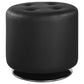 Bowman Round Upholstered Tufted Swivel Ottoman Black