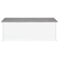 Alma 3-drawer Storage Bench White and Weathered Grey
