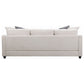 Mcloughlin Upholstered Sloped Arm Sectional Sofa Platinum
