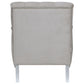 Avonlea Velvet Upholstered Sloped Arm Chair Grey Velvet