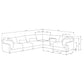 Sasha 6-Piece Upholstered Modular Sectional Barely Black
