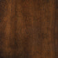 Ida Upholstered Rocking Chair Tobacco and Dark Brown
