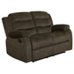 Rodman Pillow Top Arm Motion Loveseat Olive Brown