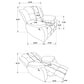Rodman Upholstered Padded Arm Glider Recliner Olive Brown