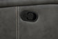 Raelynn Upholstered Track Arm Motion Sofa Grey