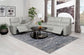 Greenfield 2-piece Upholstered Power Reclining Sofa Set Ivory