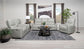 Greenfield Upholstered Power Reclining Loveseat with Console Ivory