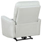 Greenfield Upholstered Power Recliner Chair Ivory