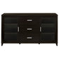 Lewes 2-door Engineered Wood 60-inch TV Stand Cappuccino