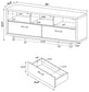 Casey 2-drawer Engineered Wood 60-inch TV Stand Cappuccino