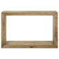 Benton Rectangular Solid Wood Sofa Console Table Natural