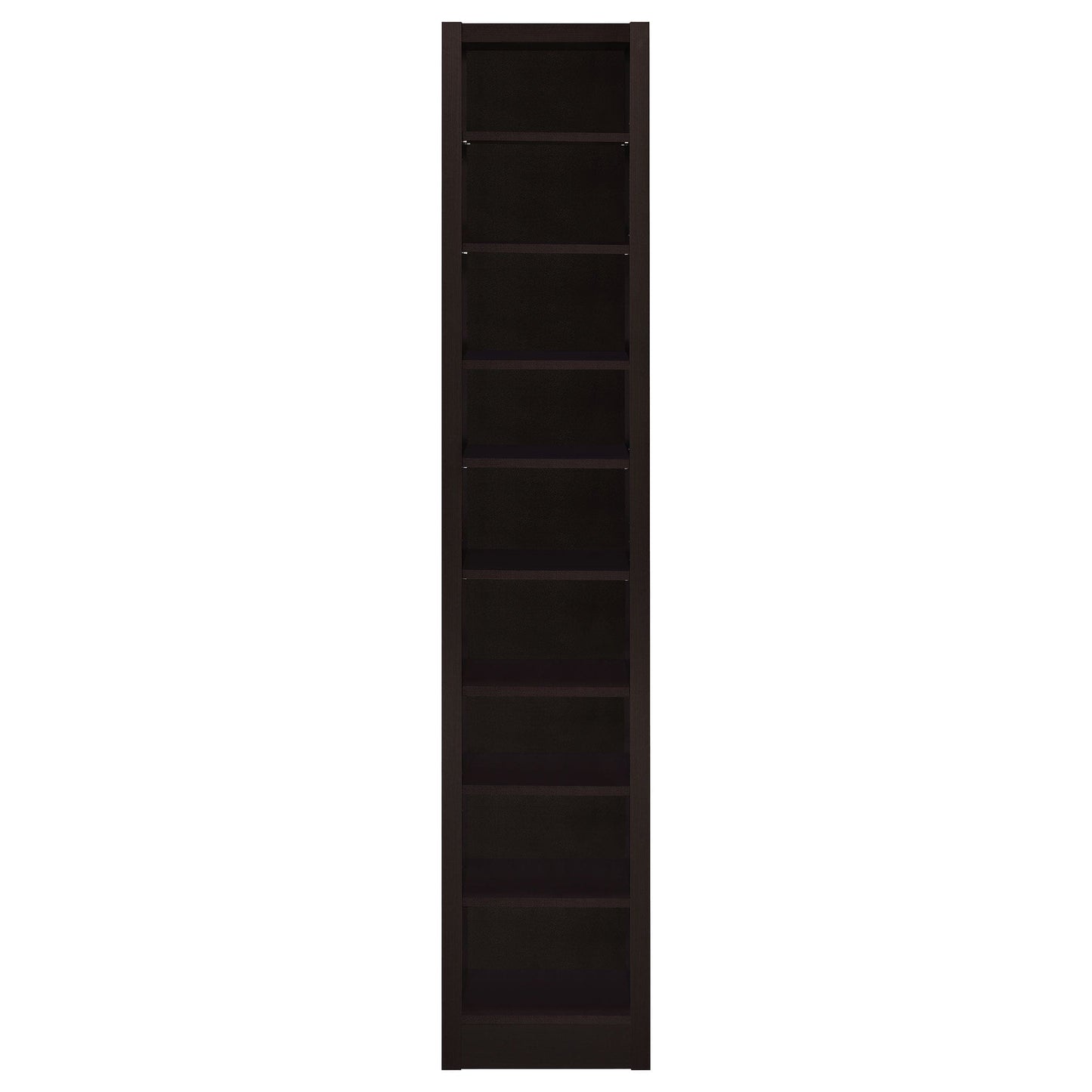 Eliam 71-inch 8-shelf Bookcase Cappuccino