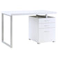 Brennan 3-drawer Office Desk White