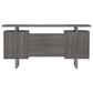 Lawtey Floating Top Office Desk Weathered Grey