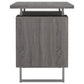 Lawtey Floating Top Office Desk Weathered Grey