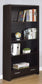 Skylar 5-shelf Bookcase with Storage Drawer Cappuccino