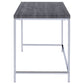 Kravitz 47-inch 1-shelf Writing Desk Weathered Grey