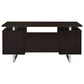 Lawtey Rectangular Storage Office Desk Cappuccino