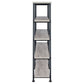 Analiese 63-inch 4-shelf Double Bookshelf Grey Driftwood