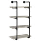 Elmcrest 24-inch 4-shelf Wall Bookshelf Grey Driftwood