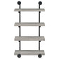 Elmcrest 24-inch 4-shelf Wall Bookshelf Grey Driftwood
