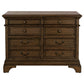 Hartshill 5-drawer Home Office File Cabinet Burnished Oak