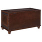 Finlay Flip Open Storage Cedar Chest Deep Tobacco