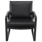 Rosalind Upholstered Track Arm Accent Chair Black