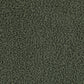 Zena Faux Sheepskin Upholstered Round Ottoman Green