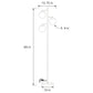 Sena 66-inch Spherical Bulb Tree Metal Floor Lamp Gold