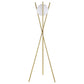 Yamileth 65-inch Spherical Bulb Metal Tripod Floor Lamp Gold