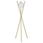 Yamileth 65-inch Spherical Bulb Metal Tripod Floor Lamp Gold