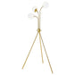 Miley 66-inch Spherical Bulb Tripod Tree Floor Lamp Gold